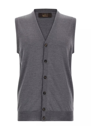 Zanone V-neck vest - Grey