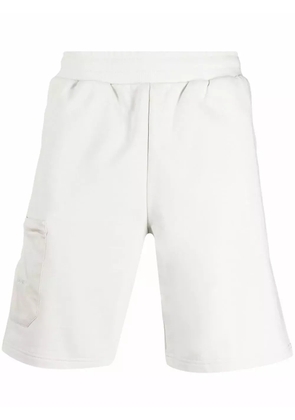 A-COLD-WALL* embroidered logo track shorts - Neutrals