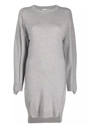 Stella McCartney seam-detail knitted dress - Grey