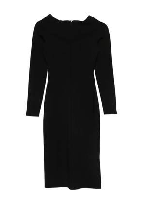 Stella McCartney off-shoulder midi dress - Black