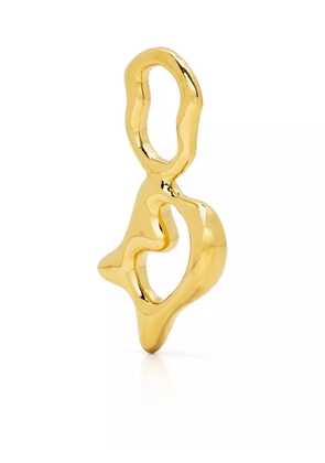 Maria Black Fluent Letter D plated charm - Gold