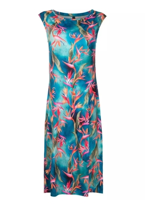 Lygia & Nanny Zababa-printed A-line dress - Blue