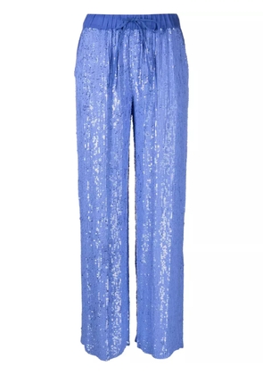P.A.R.O.S.H. Glare sequinned trousers - Purple