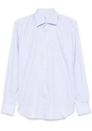 Mazzarelli mini-check shirt - Blue
