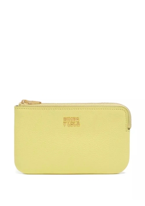 Bimba y Lola zip-top leather wallet - Yellow