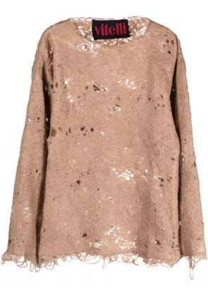VITELLI distressed-effect DOOMBOH® jumper - Neutrals