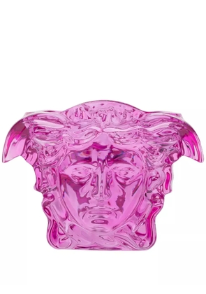 Versace Medusa crystal vase (19cm) - Pink