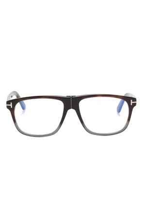 TOM FORD Eyewear square-frame glasses - Brown