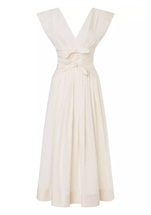 Philosophy Di Lorenzo Serafini bow-detail midi dress - White
