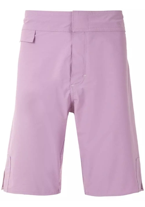 Amir Slama plain swim shorts - Purple