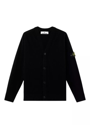 Stone Island patch-pocket cardigan - Black
