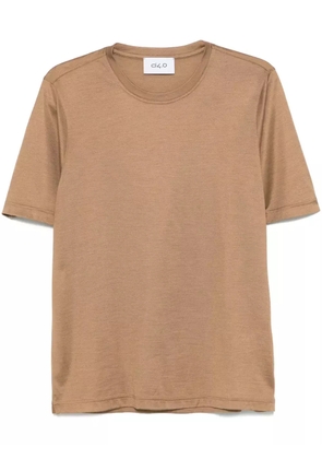 D4.0 silk T-shirt - Brown