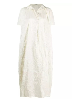 Daniela Gregis embroidered shirt maxi dress - Green