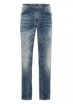 Salvatore Santoro distressed slim-cut jeans - Blue