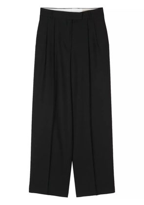 Officine Generale pleated tapered trousers - Black