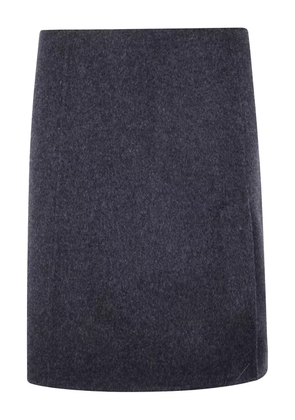 P.A.R.O.S.H. wool A-line skirt - Grey