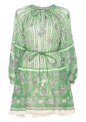 ALEMAIS Lula mini dress - Green