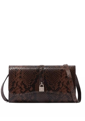 Stella McCartney padlock crossbody bag - Brown