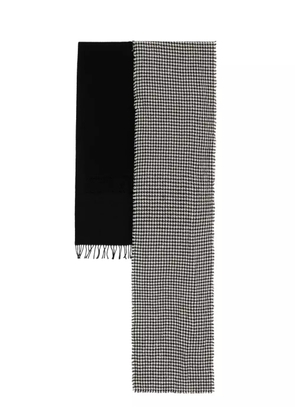 Yohji Yamamoto patchwork scarves - Black