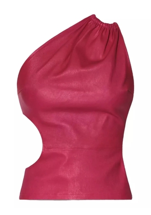 AMIRI one-shoulder cut-out top - Pink