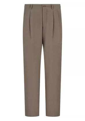 Giorgio Armani pleat-detail trousers - Neutrals