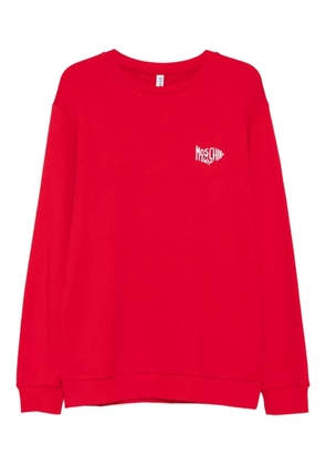 Moschino logo-embroidered sweatshirt