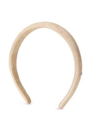 Maison Michel suede headband - Neutrals