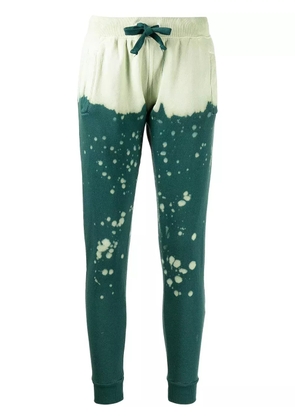 La Detresse The King abstract-print track trousers - Green