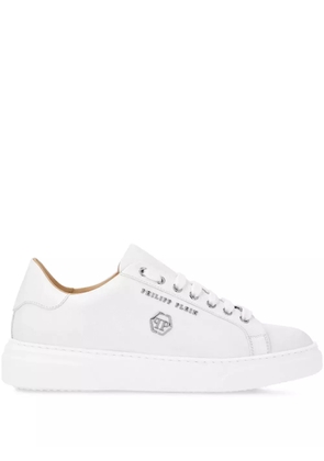 Philipp Plein hexagon-logo sneakers - White