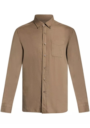 TOM FORD patch-pocket button-down shirt - Neutrals