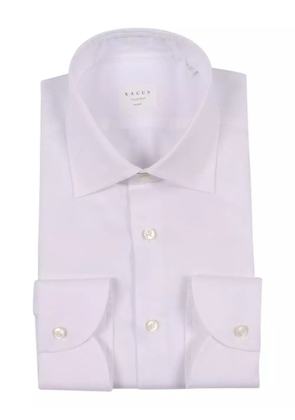 Xacus button-cuff cotton shirt - White