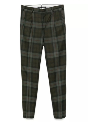 Incotex checkered trousers - Green