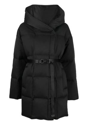 Goen.J hooded quilted-shell down coat - Black