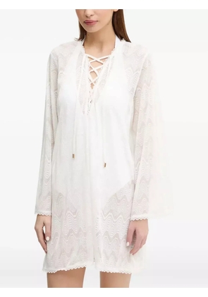 Melissa Odabash lace-up beachwear - White