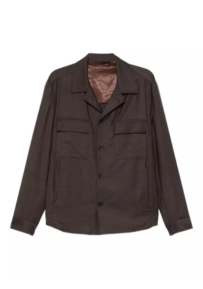 Briglia 1949 buttoned flap-pocket shirt - Brown