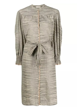 Ulla Johnson Fiora striped shirtdress - Grey