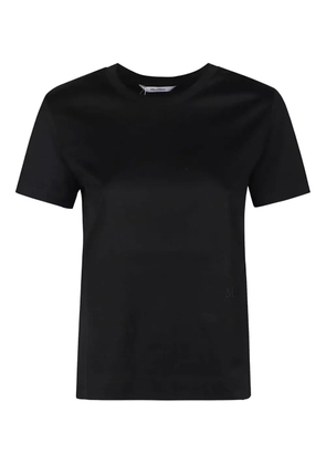 Max Mara logo-embroidered top - Black