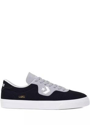 Converse logo-embroidery sneakers - Black