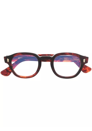 Cutler & Gross round-frame glasses - Brown