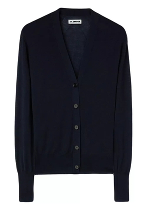 Jil Sander V-neck cashmere cardigan - Blue