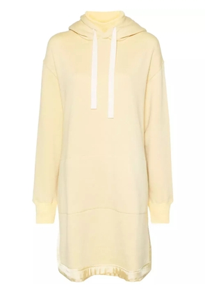 Jil Sander side-slits knitted hoodie - Yellow