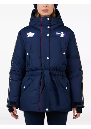 Rossignol patch-embellished down jacket - Blue