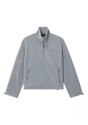 tout a coup half-zip fleece sweatshirt - Grey