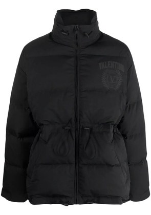 Valentino Garavani logo-print padded jacket - Black