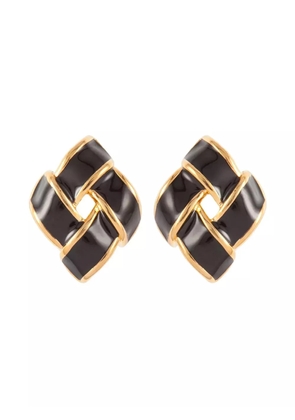 Susan Caplan Vintage 1990s d'Orlan clip-on earrings - Black