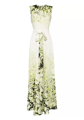 Saiid Kobeisy printed crepe jumpsuit - White