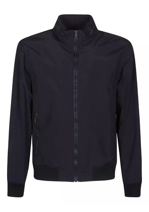 Fay high-neck zip-front bomber jacket - Blue