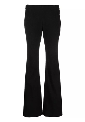 Patou knitted flared trousers - Black