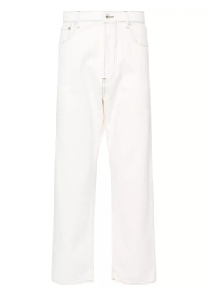 Kenzo Asagao cropped straight-leg jeans - Neutrals