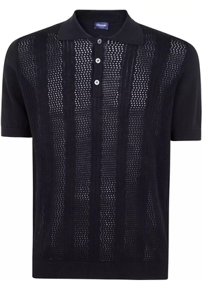 Drumohr knitted polo shirt - Black